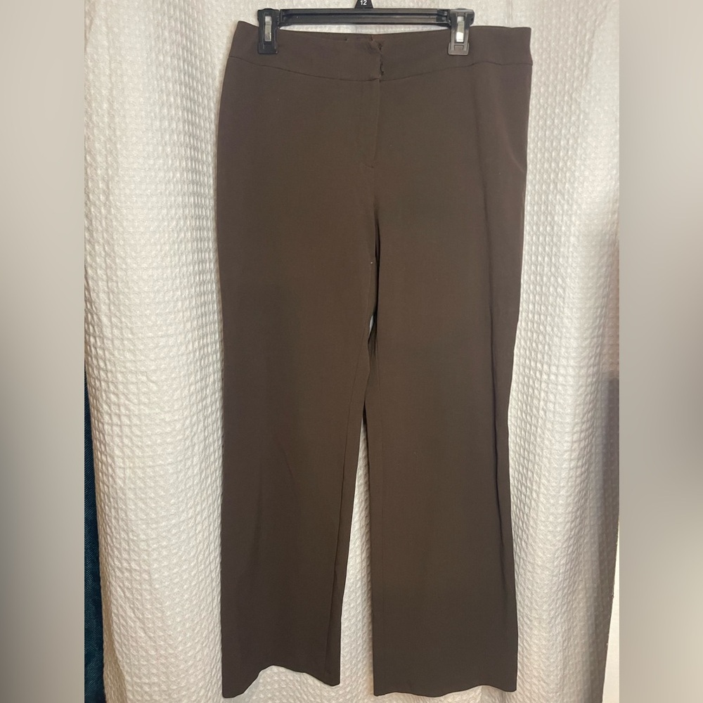 Bandolino Women's Straight Leg Brown Pants